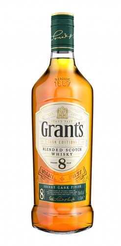 GRANT'S 8YO Sherry Whisky 40% 700ml